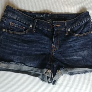 Classic dark jean shorts